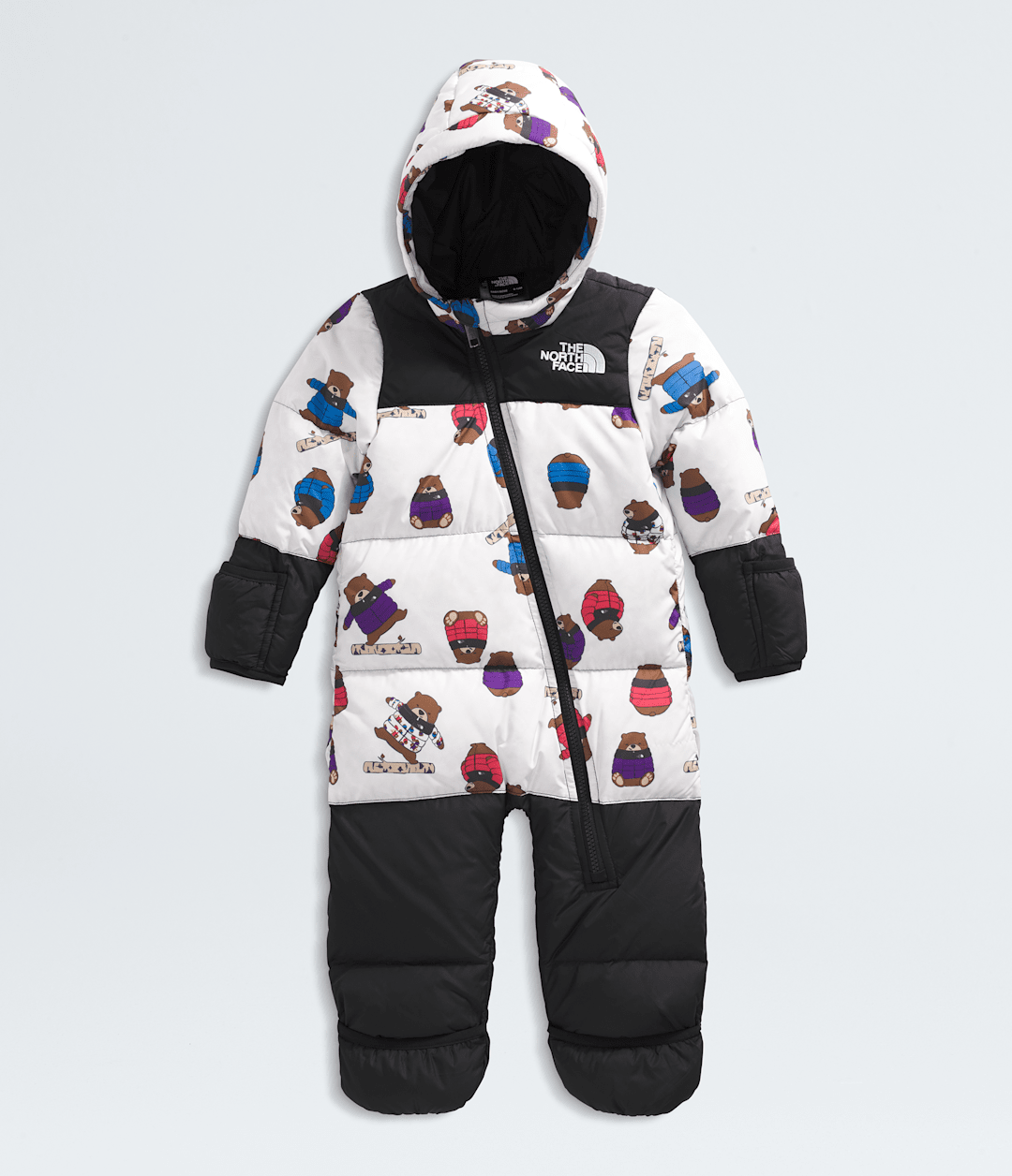 Baby 1996 Retro Nuptse One-Piece—Print - Nuptse Bears Print TNF White
