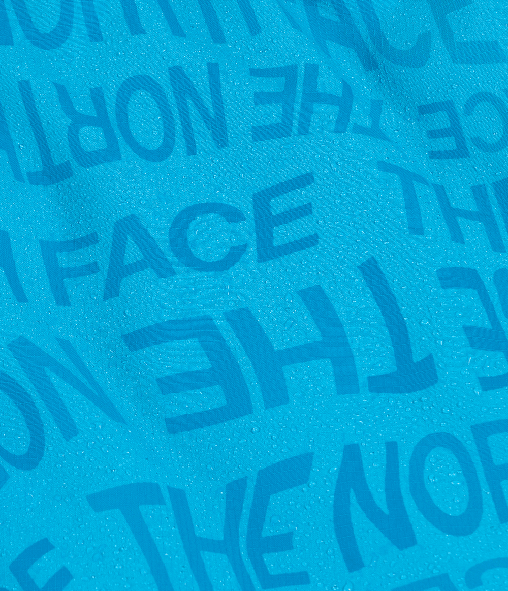 Baby Class V Shorts - Meridian Blue Logo Weather Topo Phantom Print