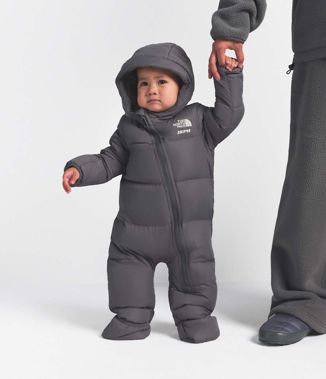 The North Face X SKIMS Baby 1996 Nuptse One-Piece - Sk Gunmetal