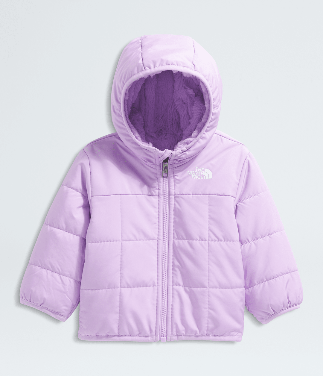 Baby Girls’ Reversible Shasta Full-Zip Hooded Jacket - Lite Lilac