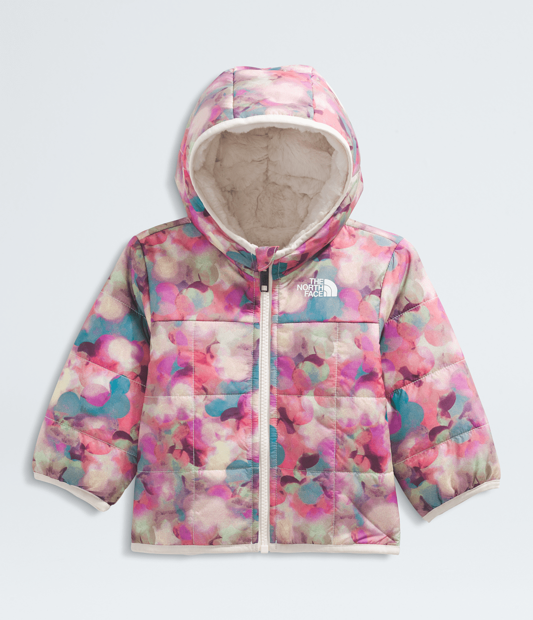 Baby Girls’ Reversible Shasta Full-Zip Hooded Jacket—Print - Lite Lilac Lens Flare Print