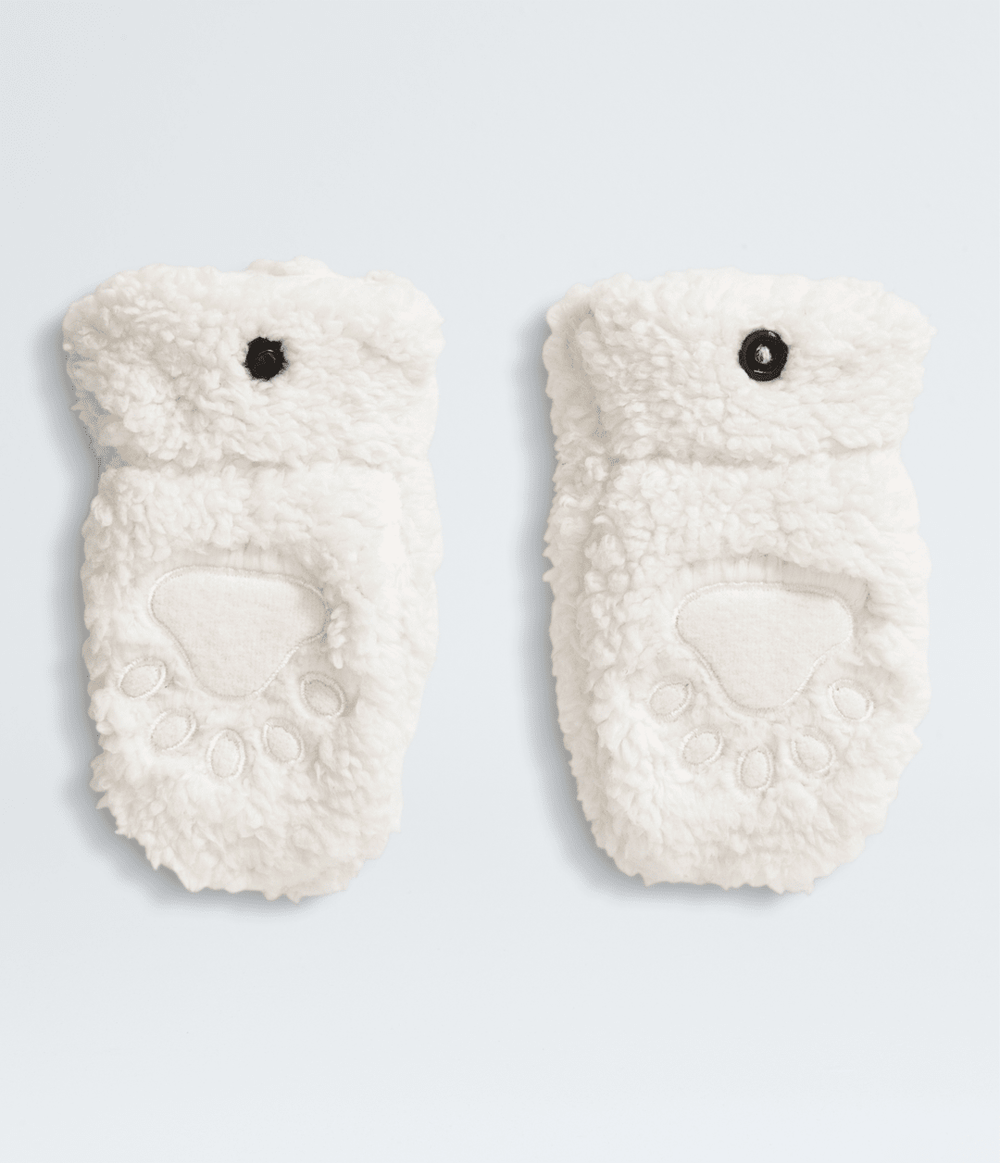 Baby Bear Mitts - White Dune