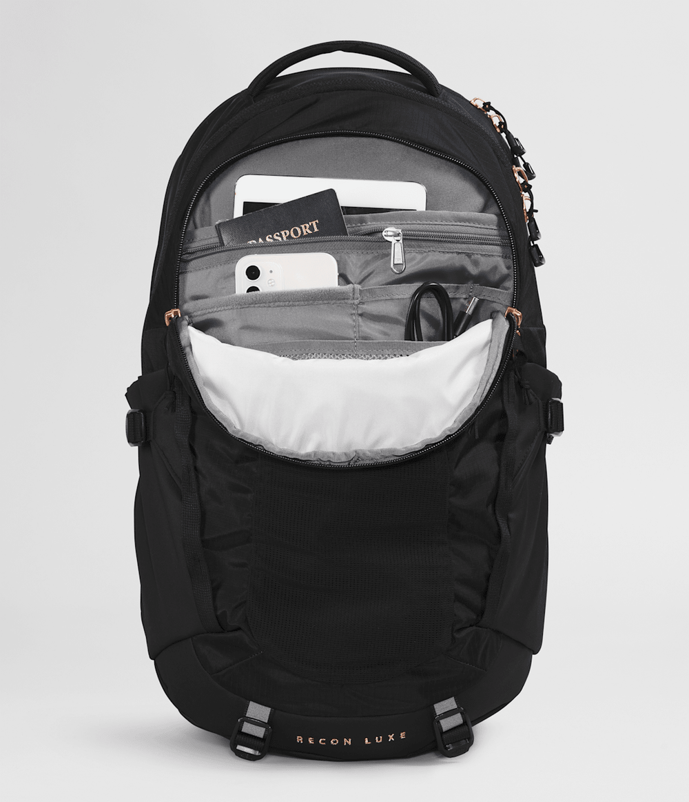 Women’s Recon Luxe Backpack - TNF Black/Burnt Coral