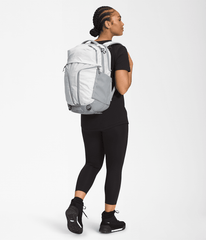 Women’s Surge Backpack - TNF White Metallic Melange/Mid Grey