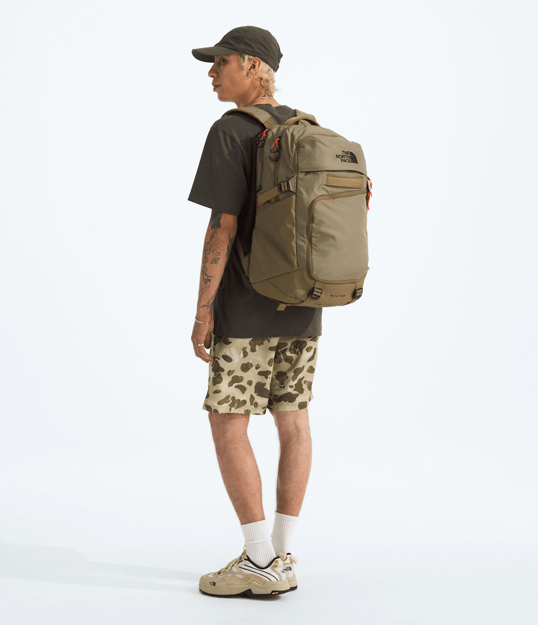 Router Backpack - Cedar-Lava Red