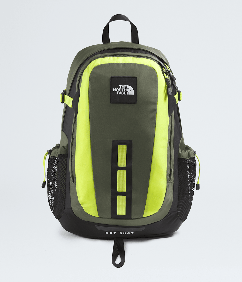 Hot Shot SE Backpack - New Taupe Green/TNF Black/Fizz Lime