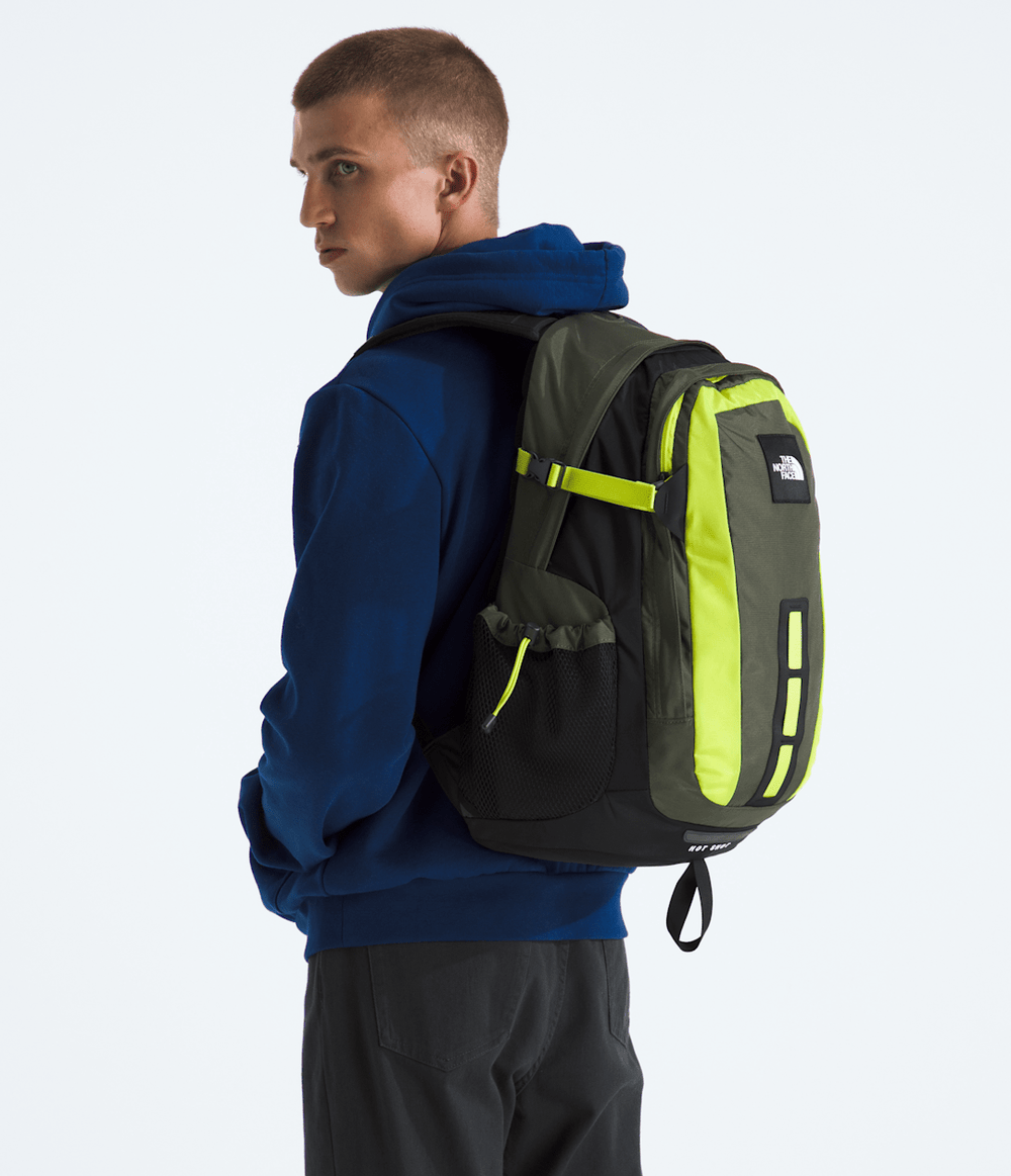 Hot Shot SE Backpack - New Taupe Green/TNF Black/Fizz Lime