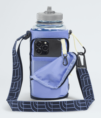 Borealis Water Bottle Holder - Periwinkle Glow-Summit Navy-Lemon Mist