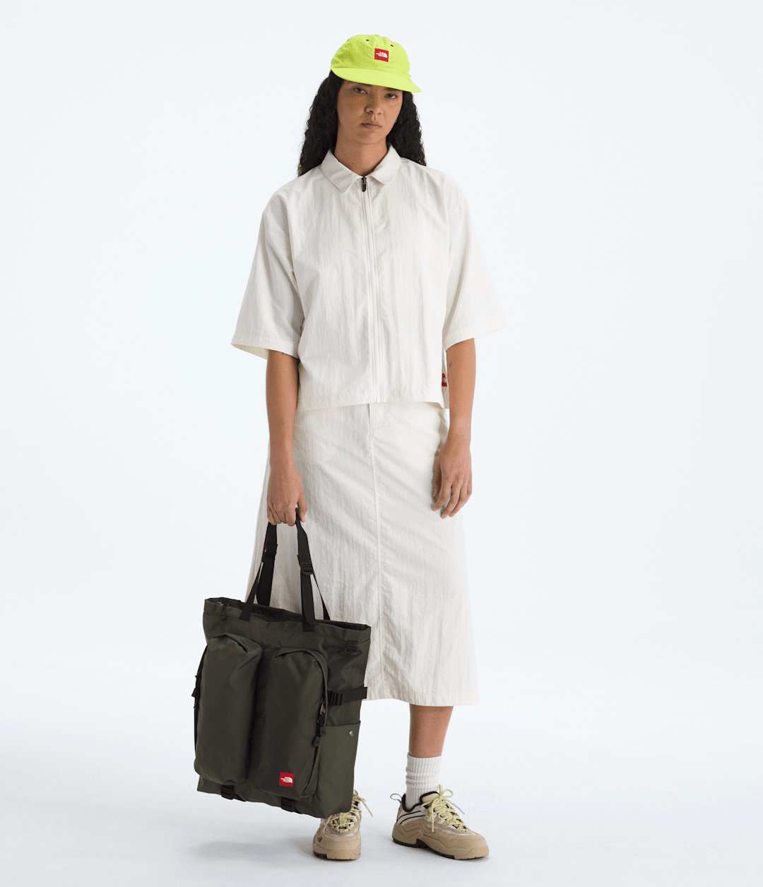 TNF™ Red Box Tote Bag - New Taupe Green
