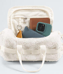 Base Camp High Pile Mini Bag - White Dune/TNF White