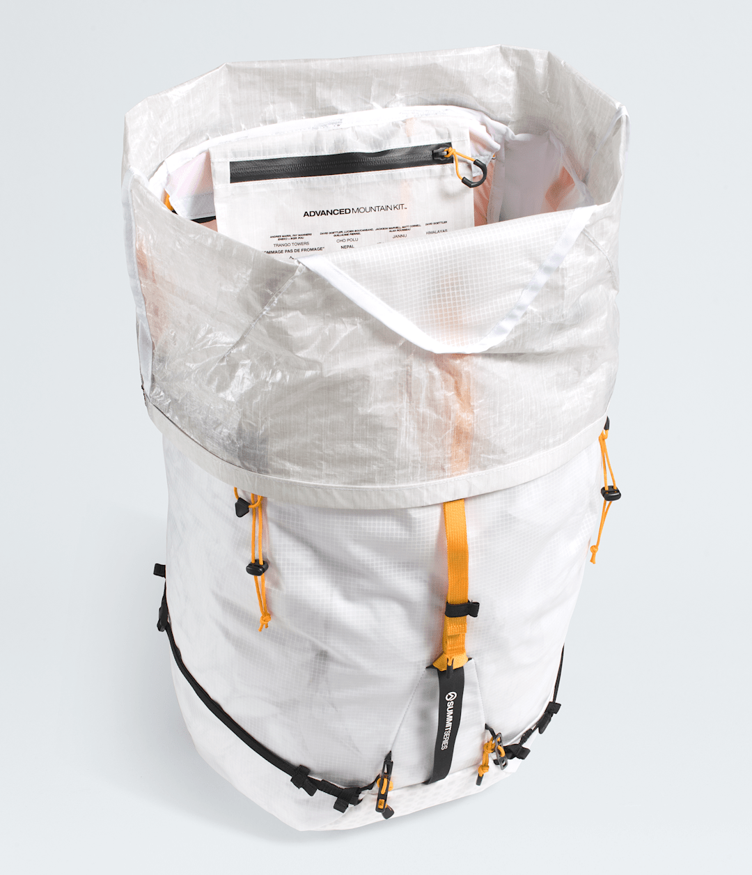 Summit Series Advanced Mountain Kit 55L Pack - TNF White/Summit Gold
