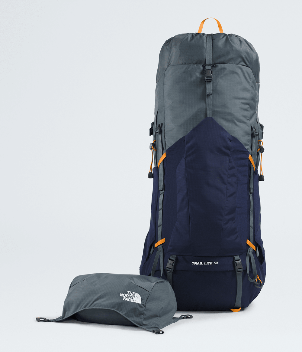 Trail Lite 50 Backpack - Granite Grey-Summit Navy-Dust Orange