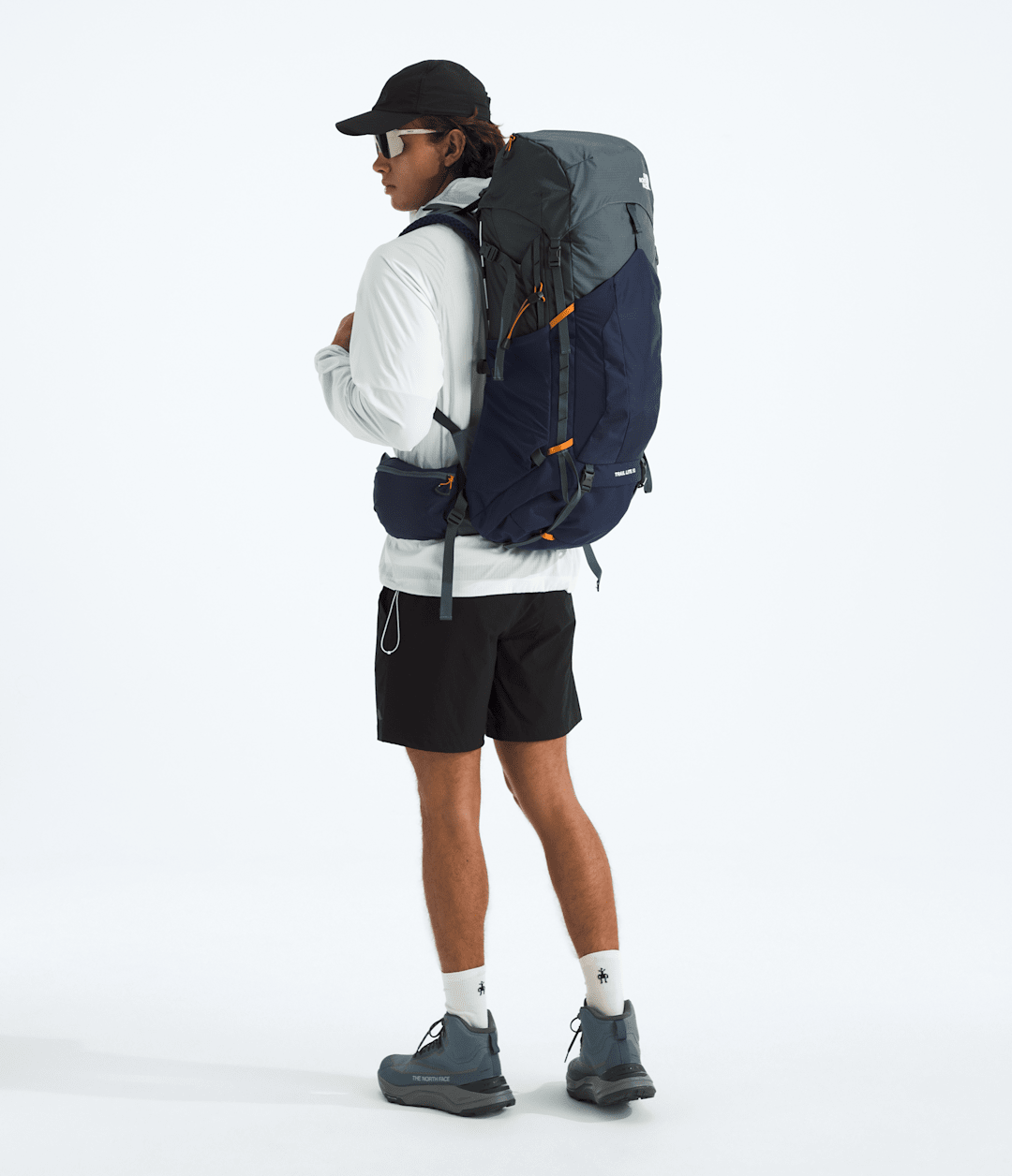 Trail Lite 50 Backpack - Granite Grey-Summit Navy-Dust Orange