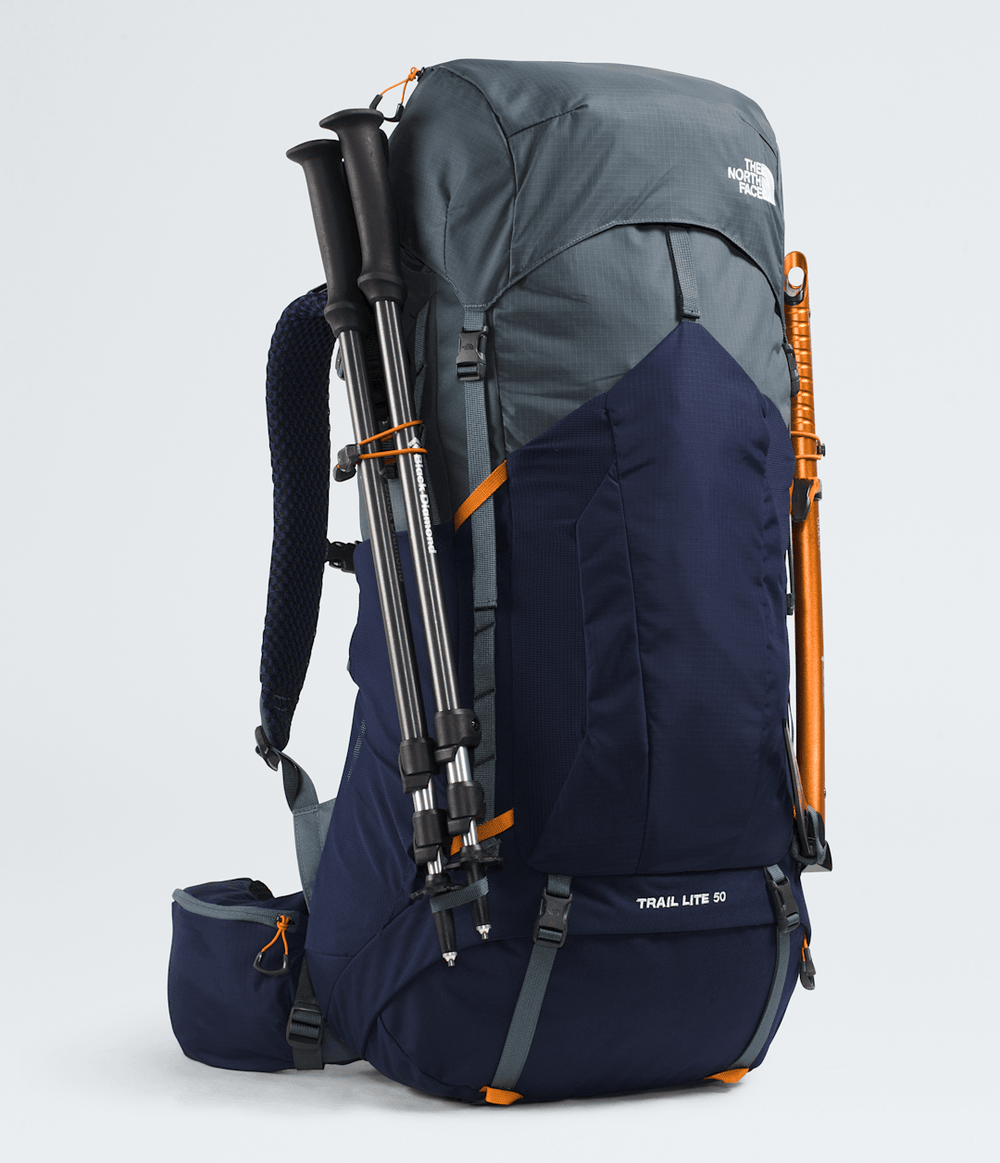 Trail Lite 50 Backpack - Granite Grey-Summit Navy-Dust Orange