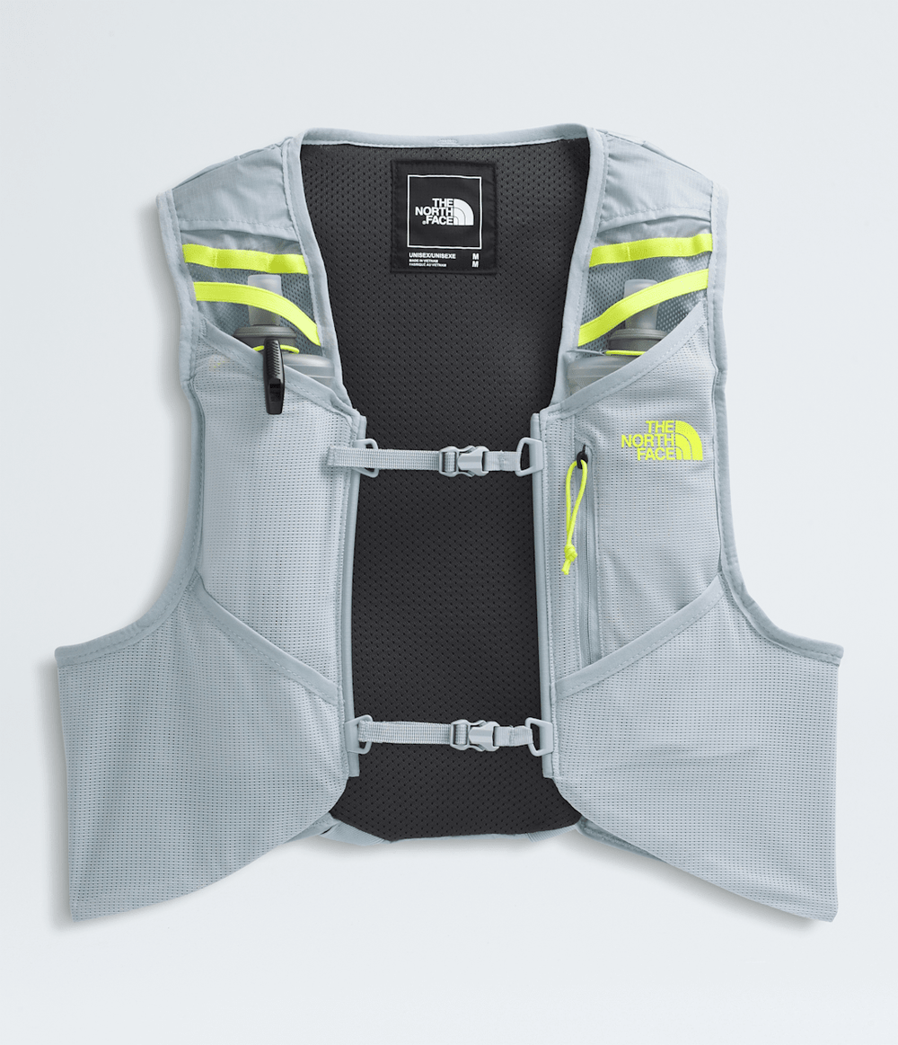 Sunriser Run Vest 8 - Frost Grey-Fizz Lime