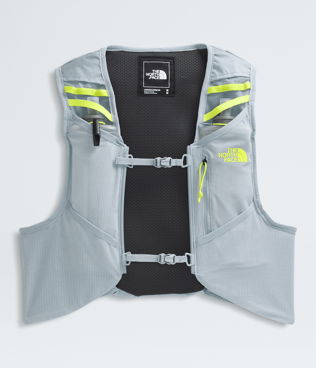 Sunriser Run Vest 8 - Frost Grey-Fizz Lime