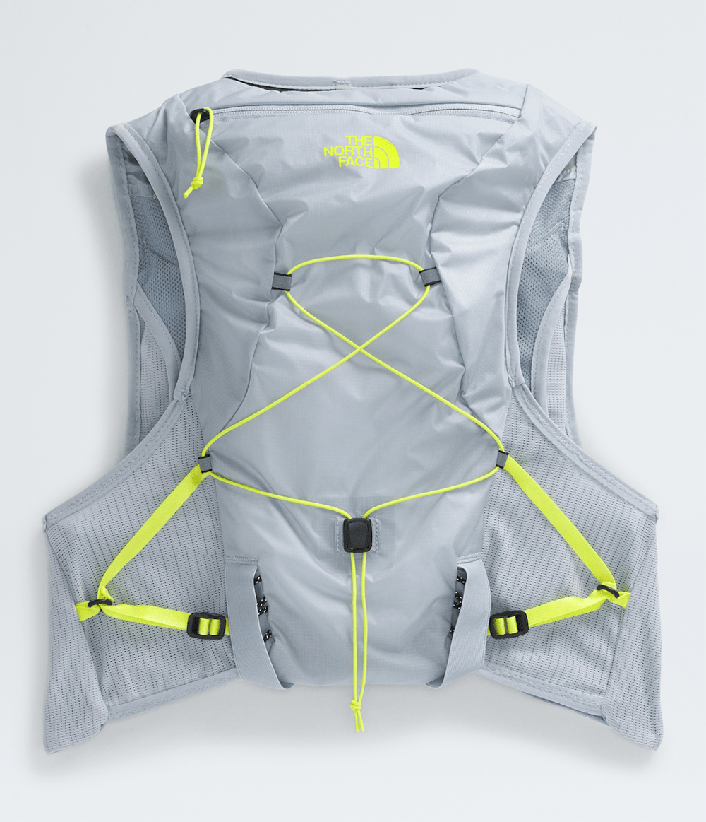 Sunriser Run Vest 8 - Frost Grey-Fizz Lime