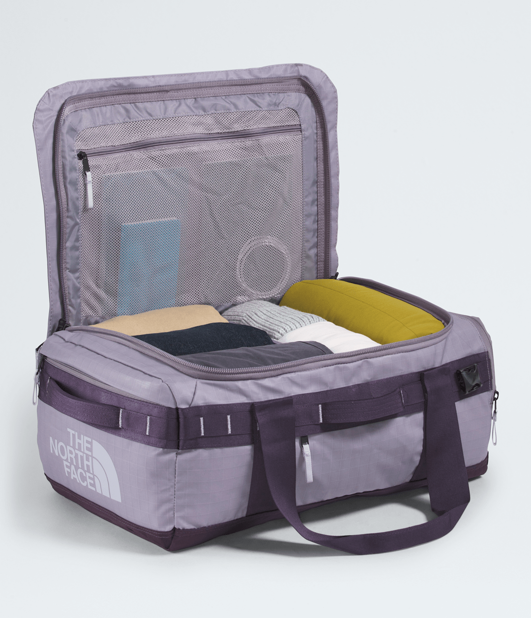 Base Camp Voyager Duffel—42L - Transcendent Grey/Endless Dusk