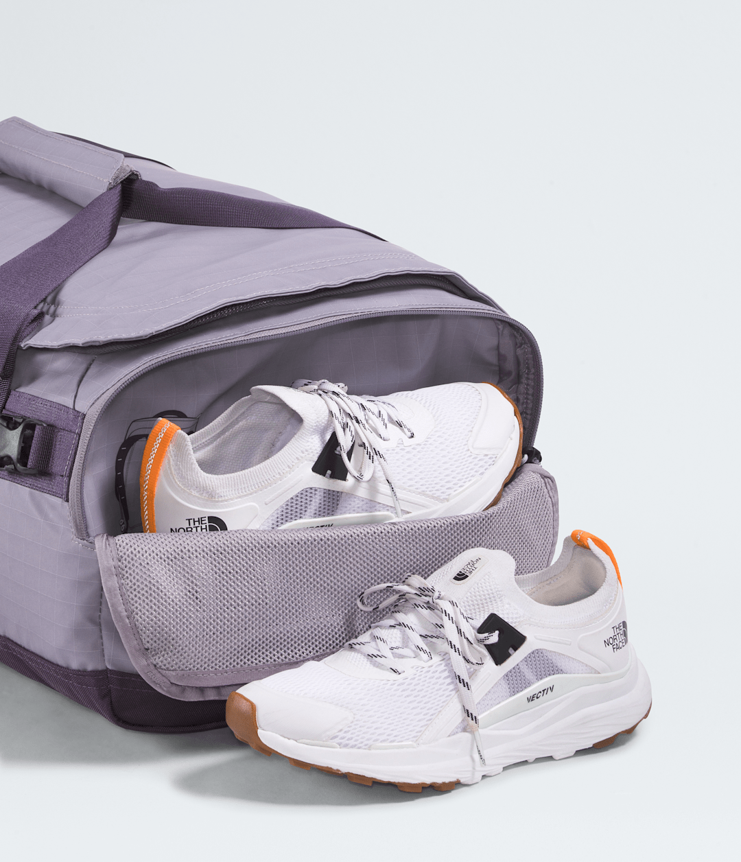 Base Camp Voyager Duffel—42L - Transcendent Grey/Endless Dusk