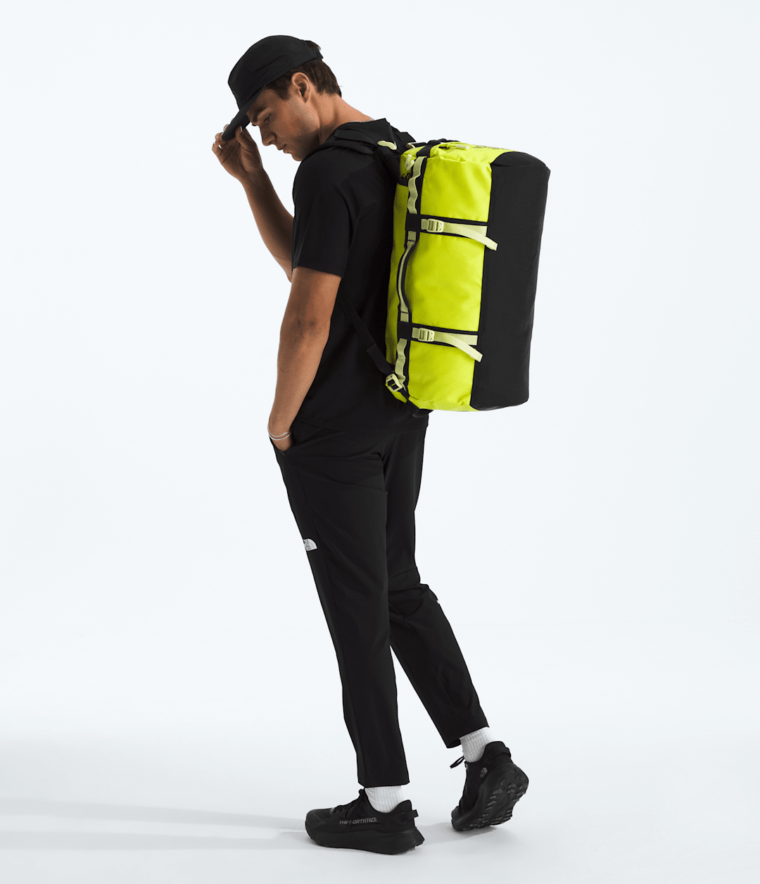 Base Camp Duffel—S - Fizz Lime-Lemon Mist-Tnf Black