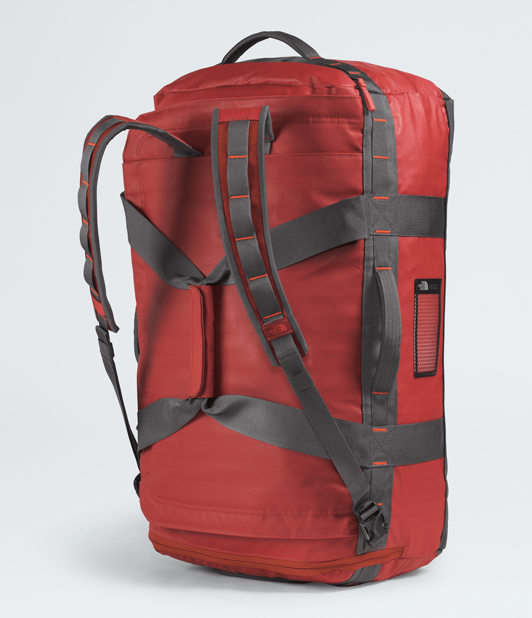 Base Camp Voyager Duffel—62L - Iron Clay-Anthracite Grey-Lava Red