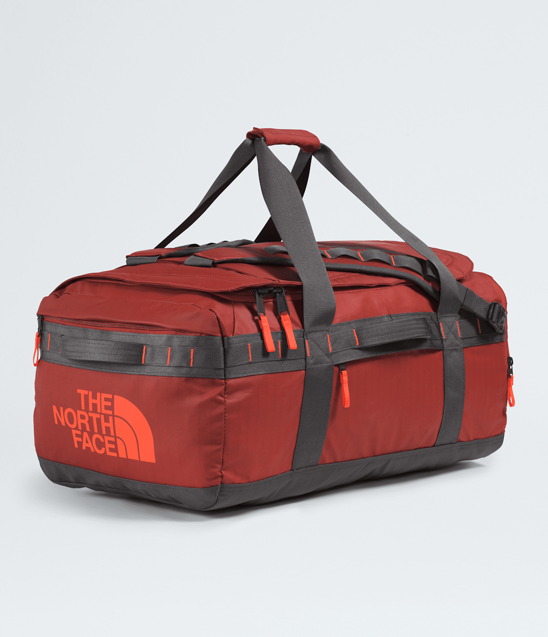 Base Camp Voyager Duffel—62L - Iron Clay-Anthracite Grey-Lava Red
