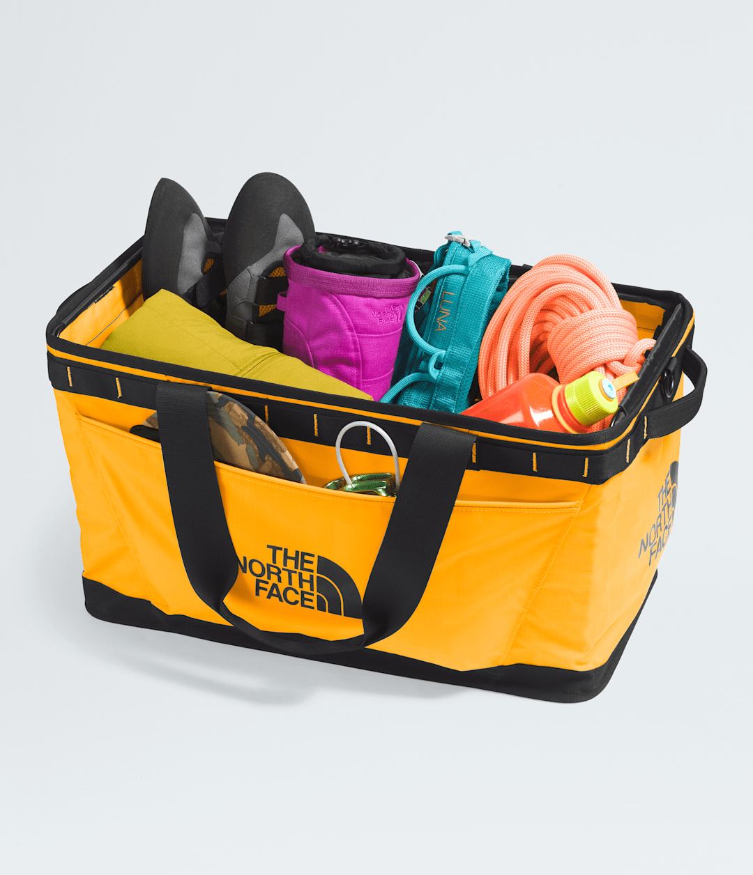 Base Camp Gear Bin—S - Summit Gold/TNF Black