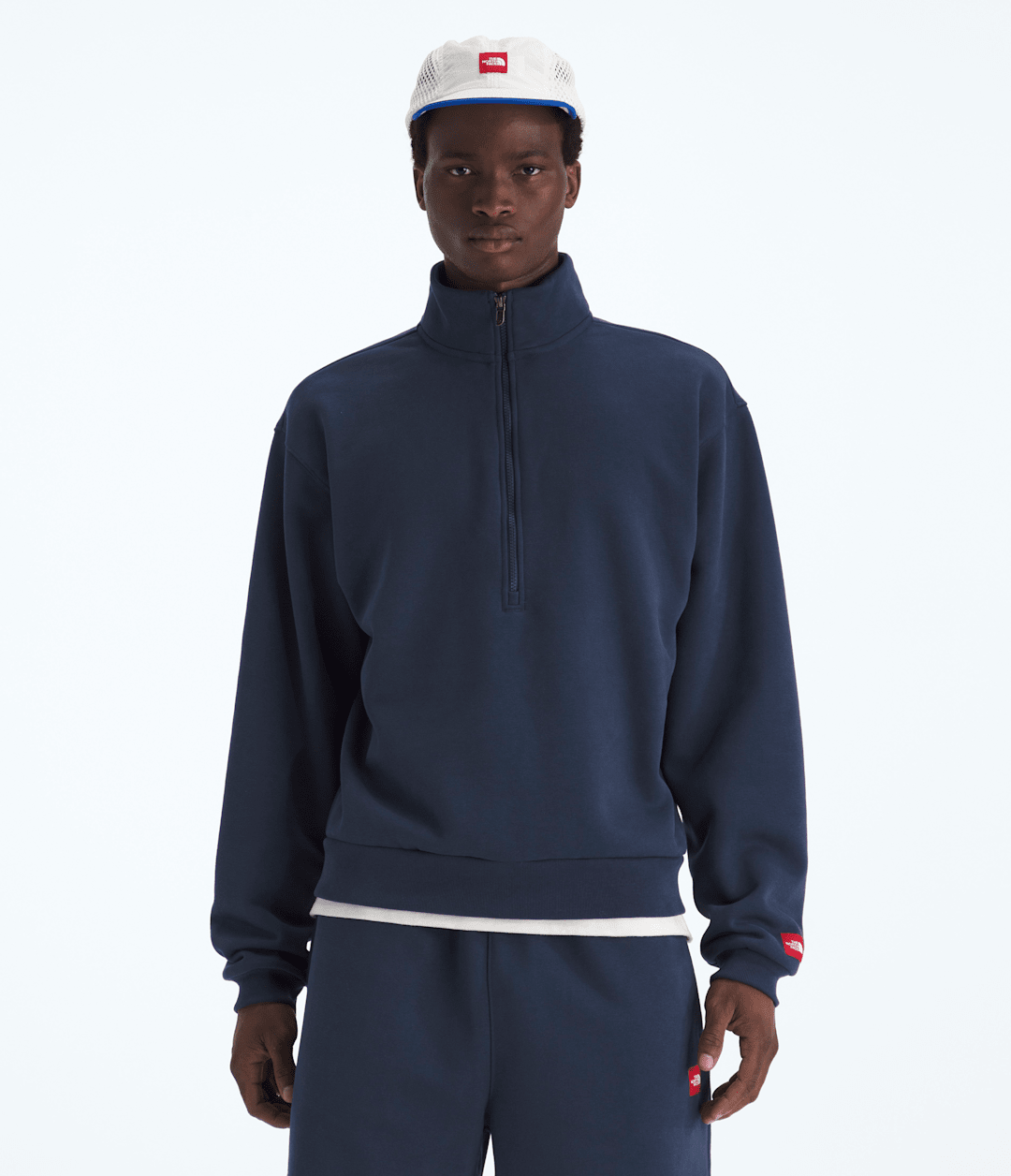 Men’s TNF™ Red Box Half Zip - Summit Navy
