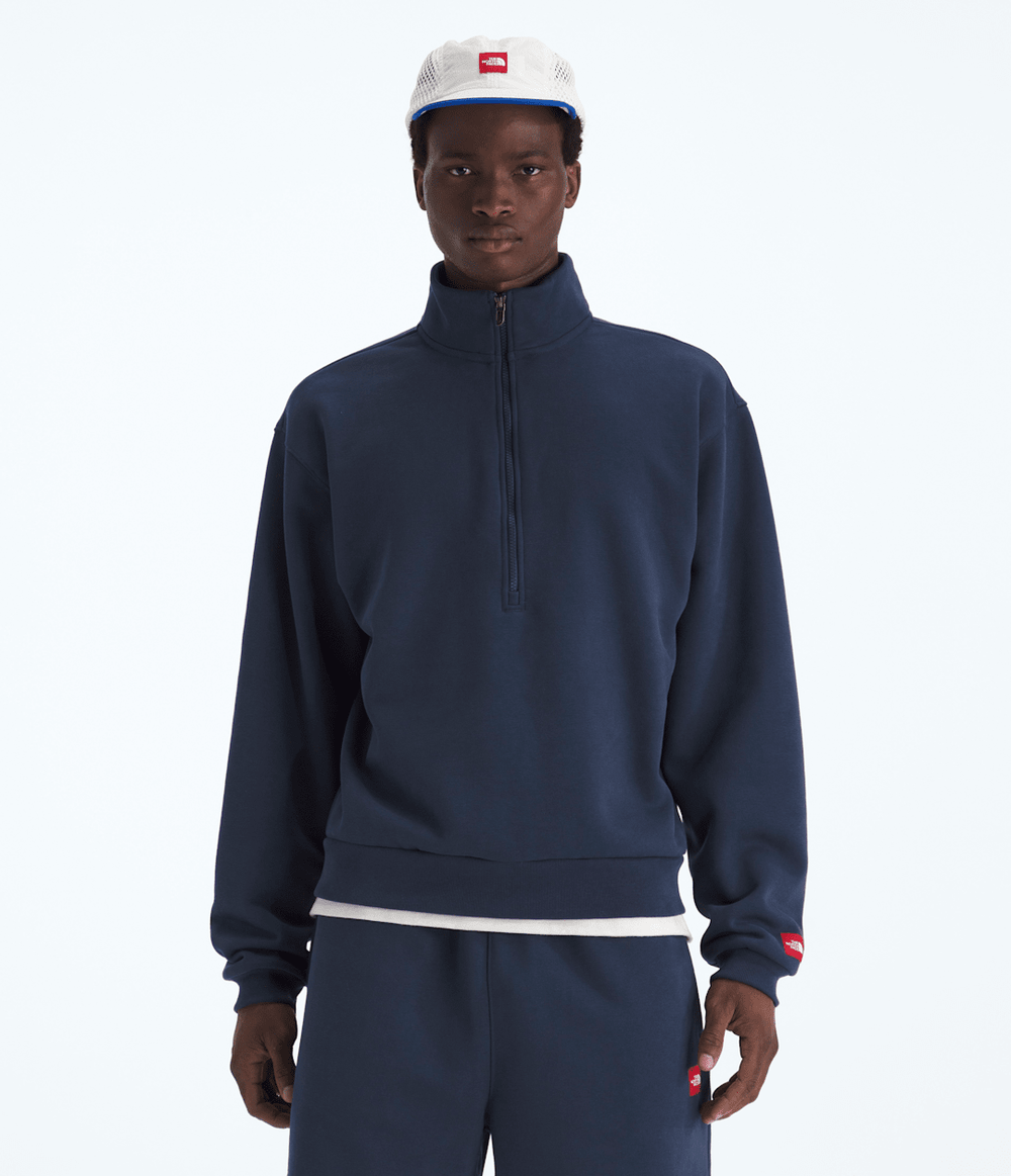 Men’s TNF™ Red Box Half Zip - Summit Navy