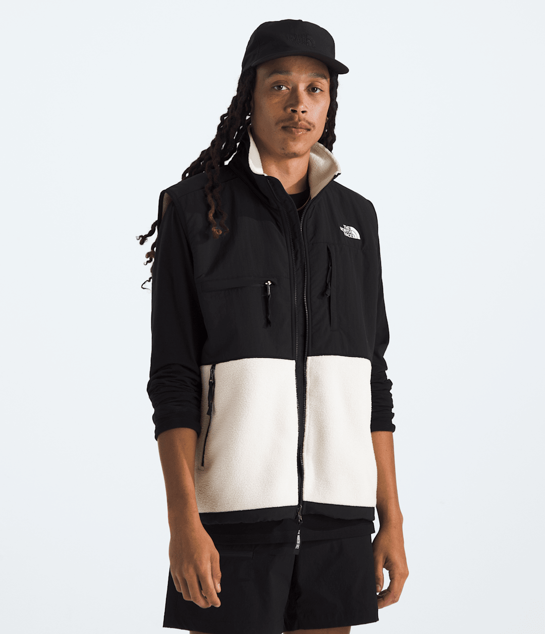 Men’s Retro Denali Vest - White Dune/TNF Black