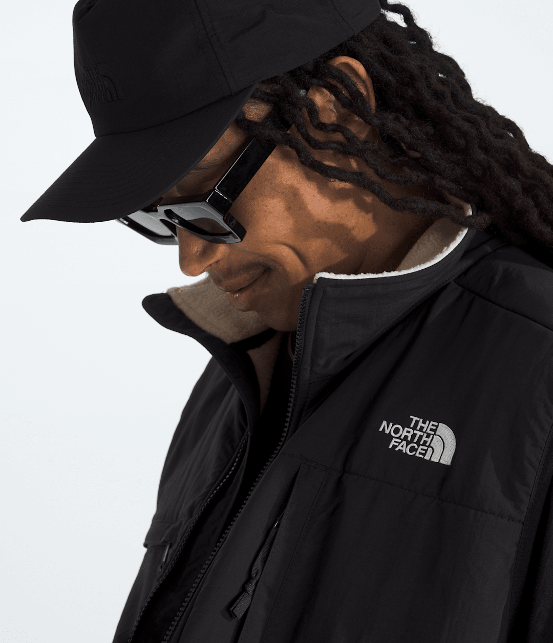 Men’s Retro Denali Vest - White Dune/TNF Black