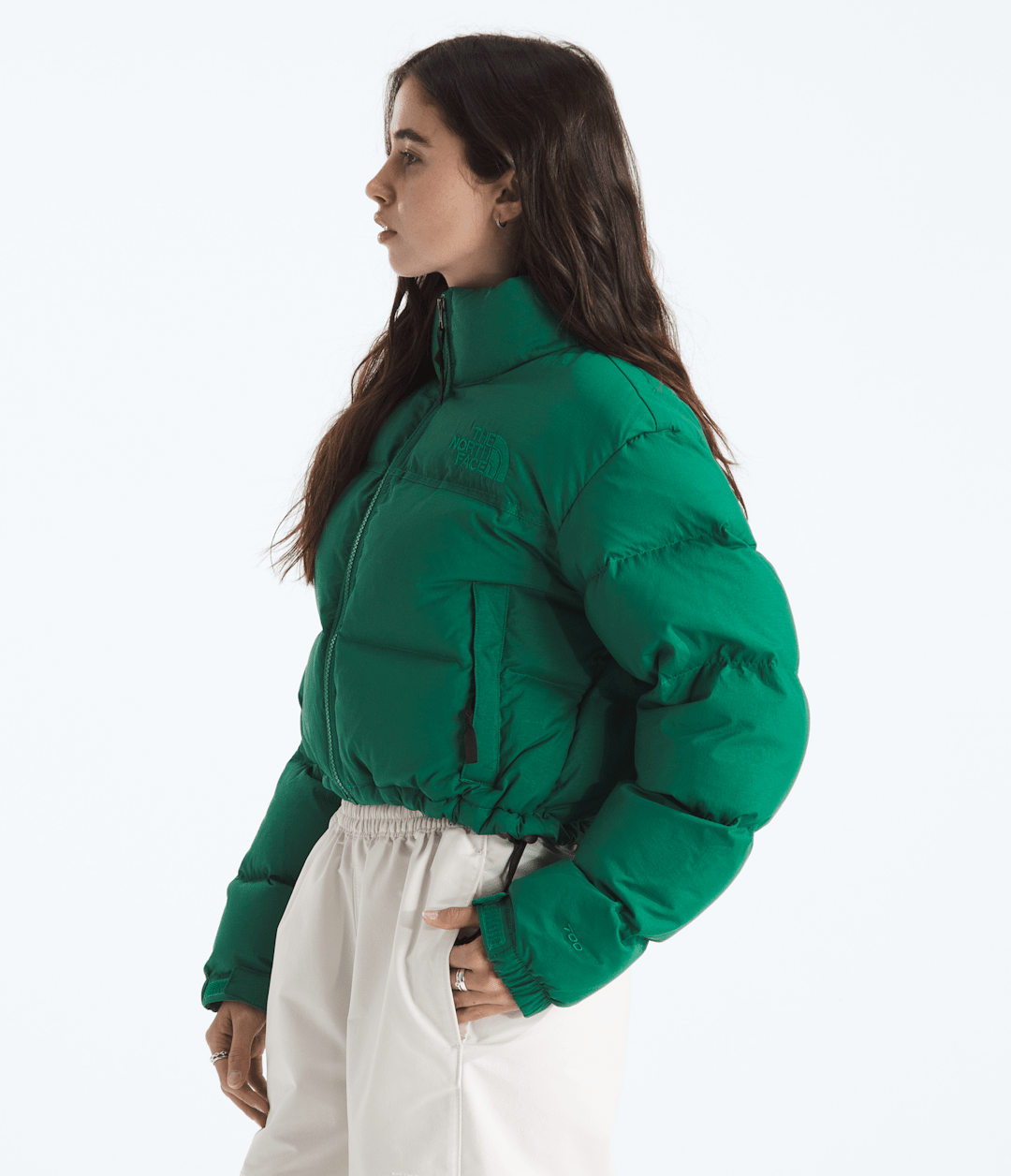 Women’s Nuptse Short DTM Jacket - Evergreen