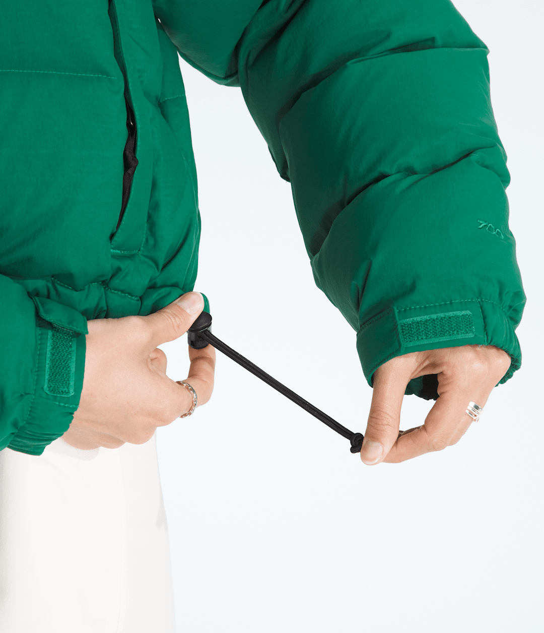 Women’s Nuptse Short DTM Jacket - Evergreen