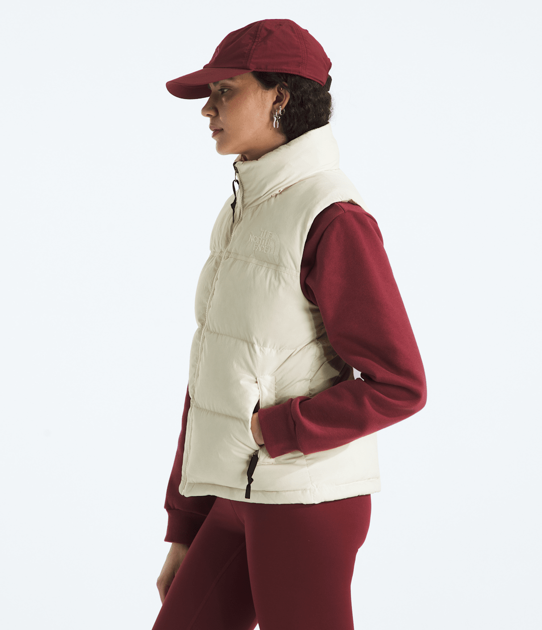 Women’s 1996 Retro Nuptse DTM Vest - White Dune
