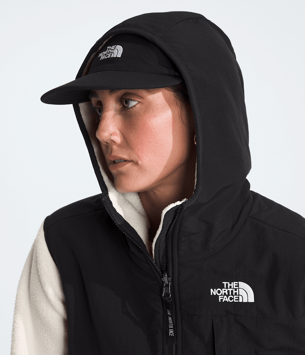 Women’s Retro Denali Hoodie - White Dune/TNF Black