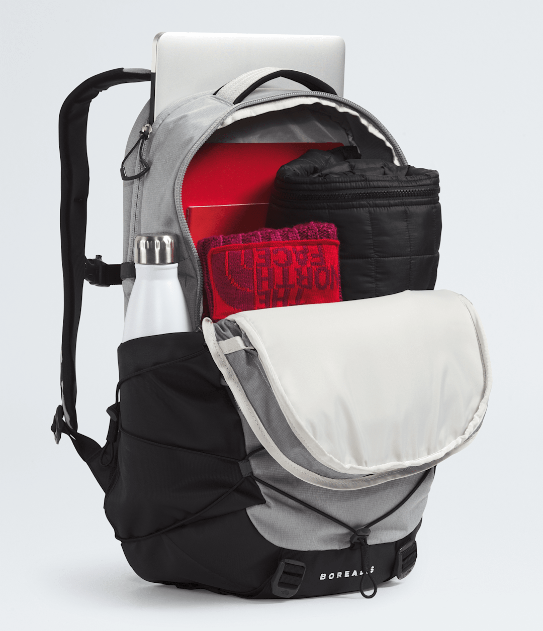 Borealis Backpack - Meld Grey Dark Heather/TNF Black