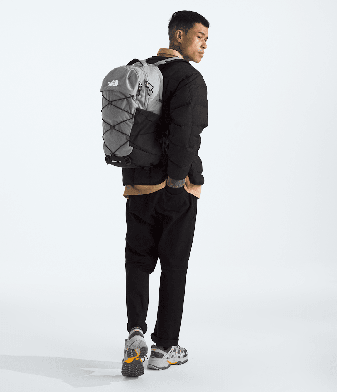 Borealis Backpack - Meld Grey Dark Heather/TNF Black