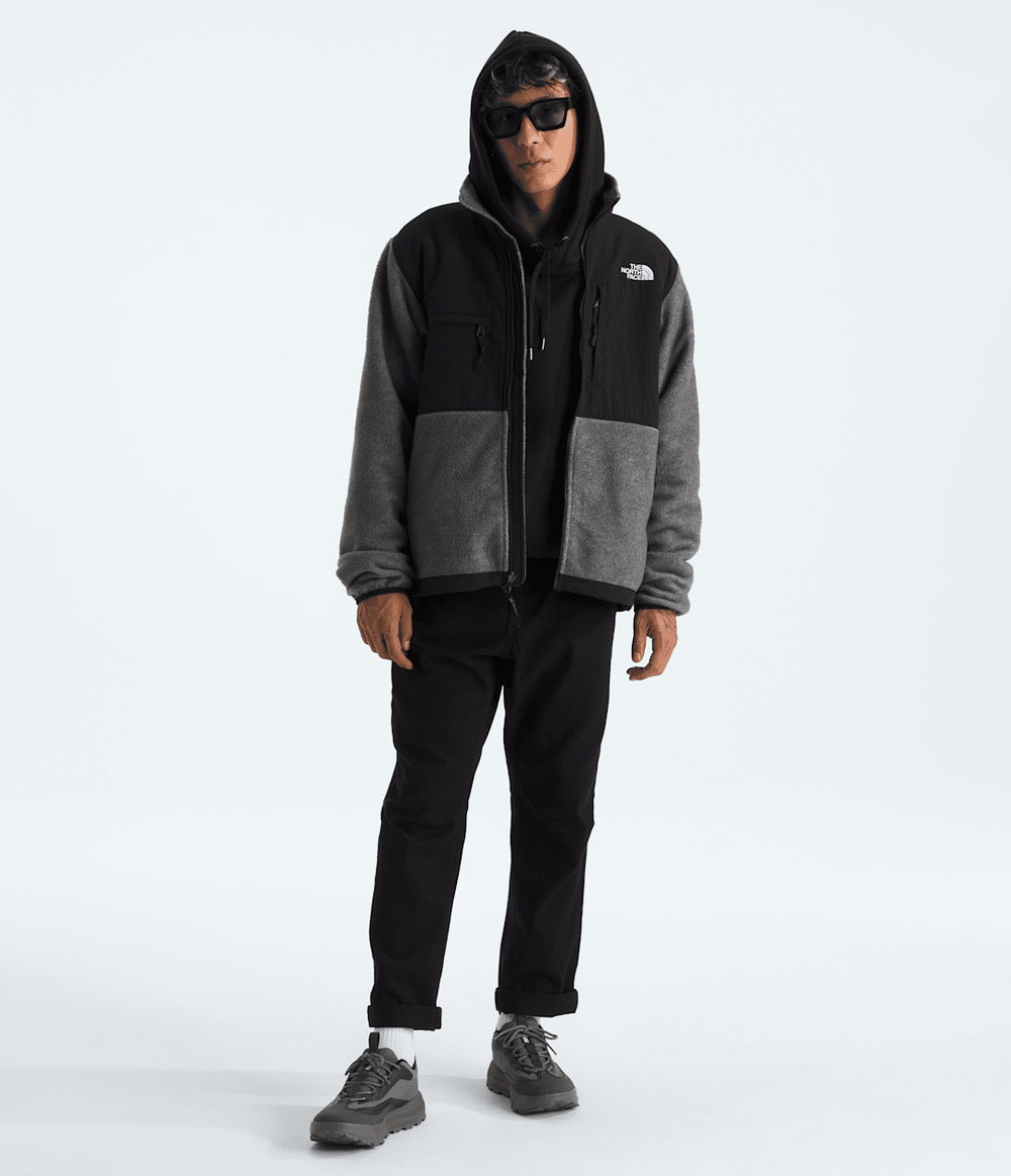 Men’s Retro Denali Jacket - TNF Mid Grey Heather/TNF Black