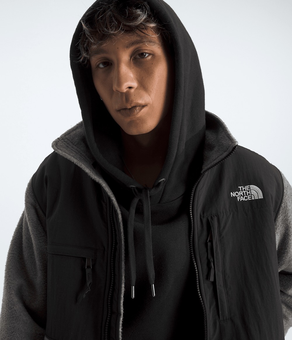 Men’s Retro Denali Jacket - TNF Mid Grey Heather/TNF Black