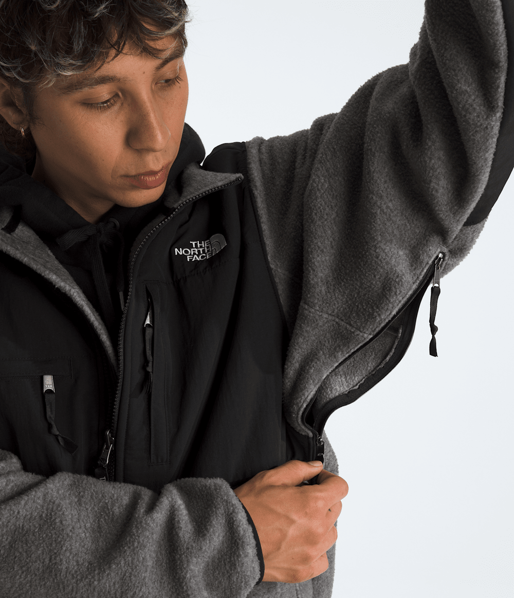Men’s Retro Denali Jacket - TNF Mid Grey Heather/TNF Black