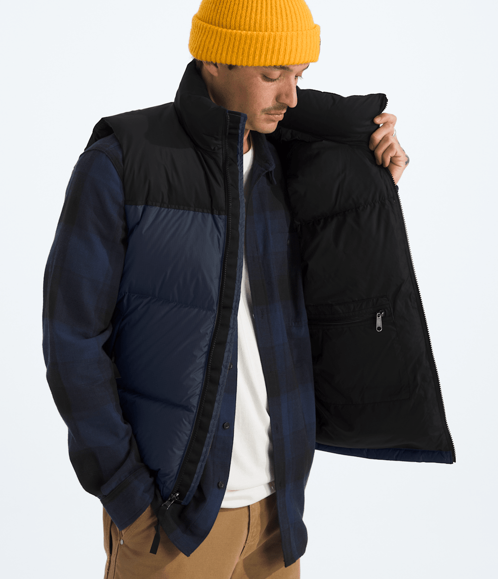 Men’s 1996 Retro Nuptse Vest - Summit Navy/TNF Black/Recycled Down
