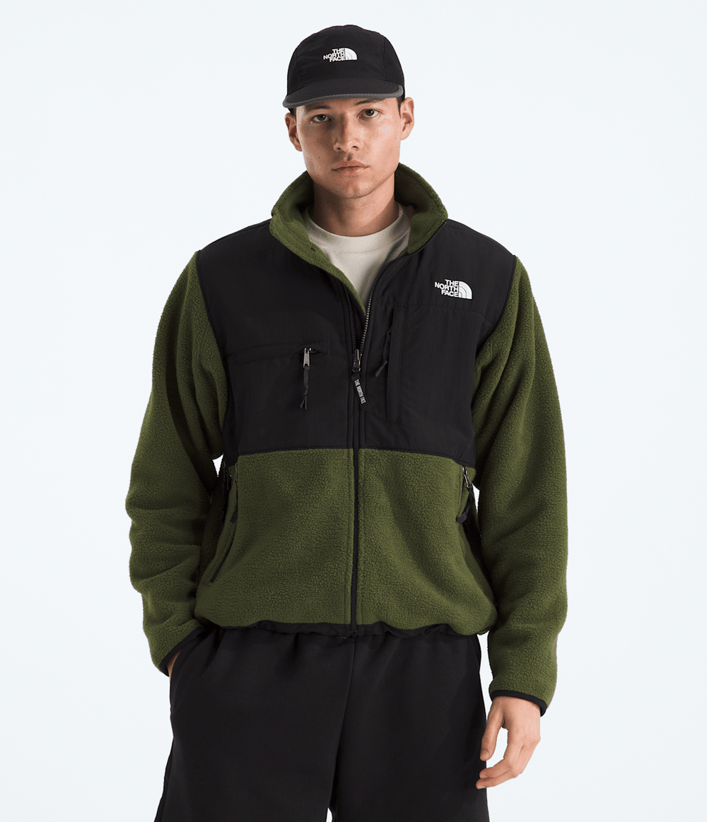 Men’s Retro Denali Jacket - Woodland Green-Tnf Black