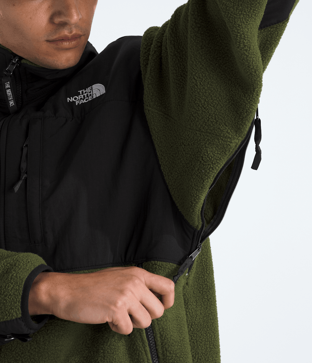 Men’s Retro Denali Jacket - Woodland Green-Tnf Black