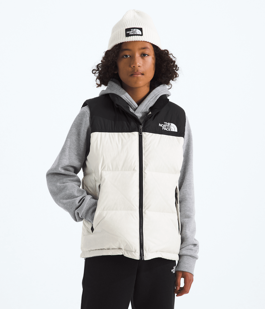 Boys’ & Girls’ 1996 Retro Nuptse Vest - White Dune