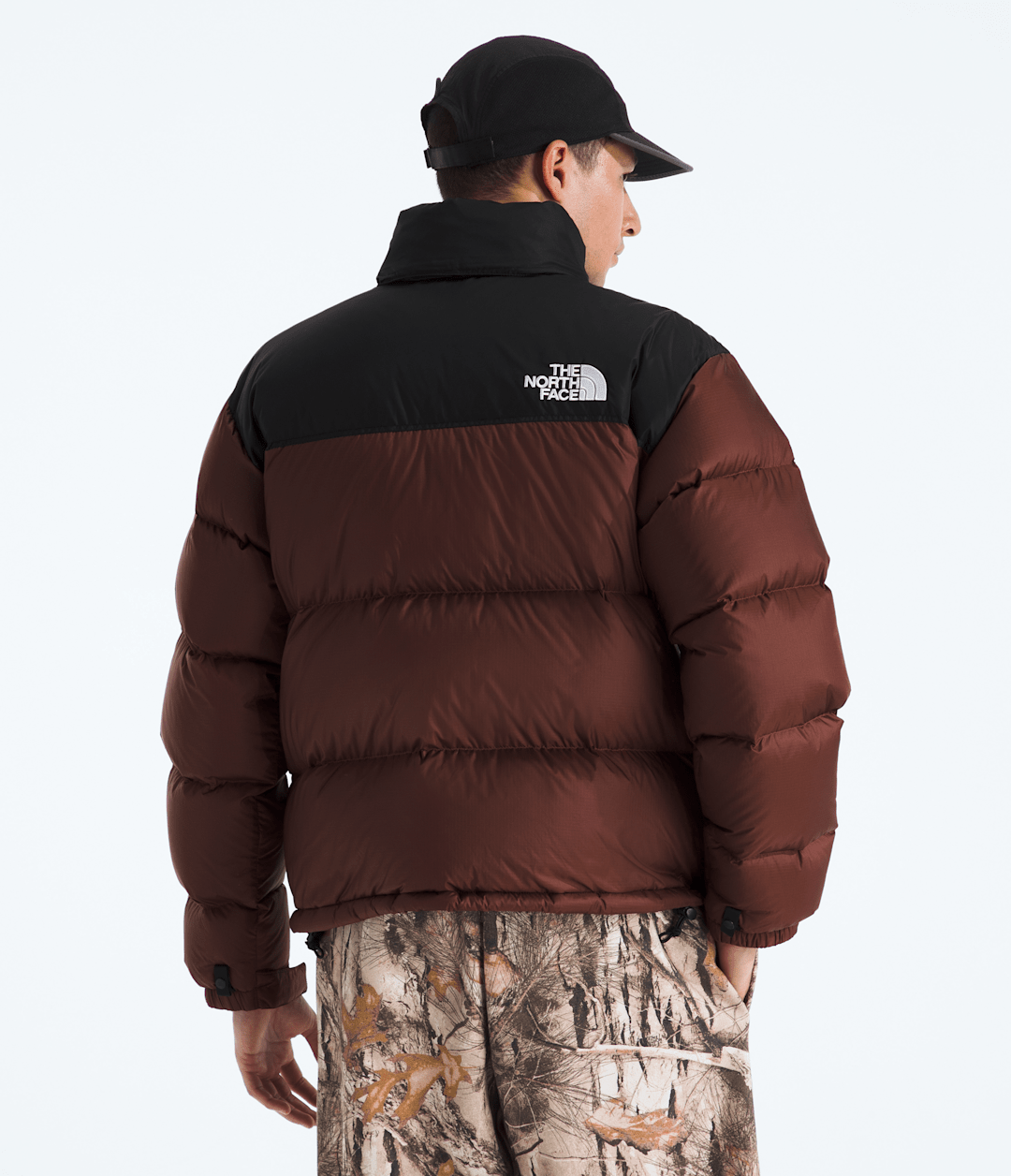 Men’s 1996 Retro Nuptse Jacket - Ember Soil/TNF Black