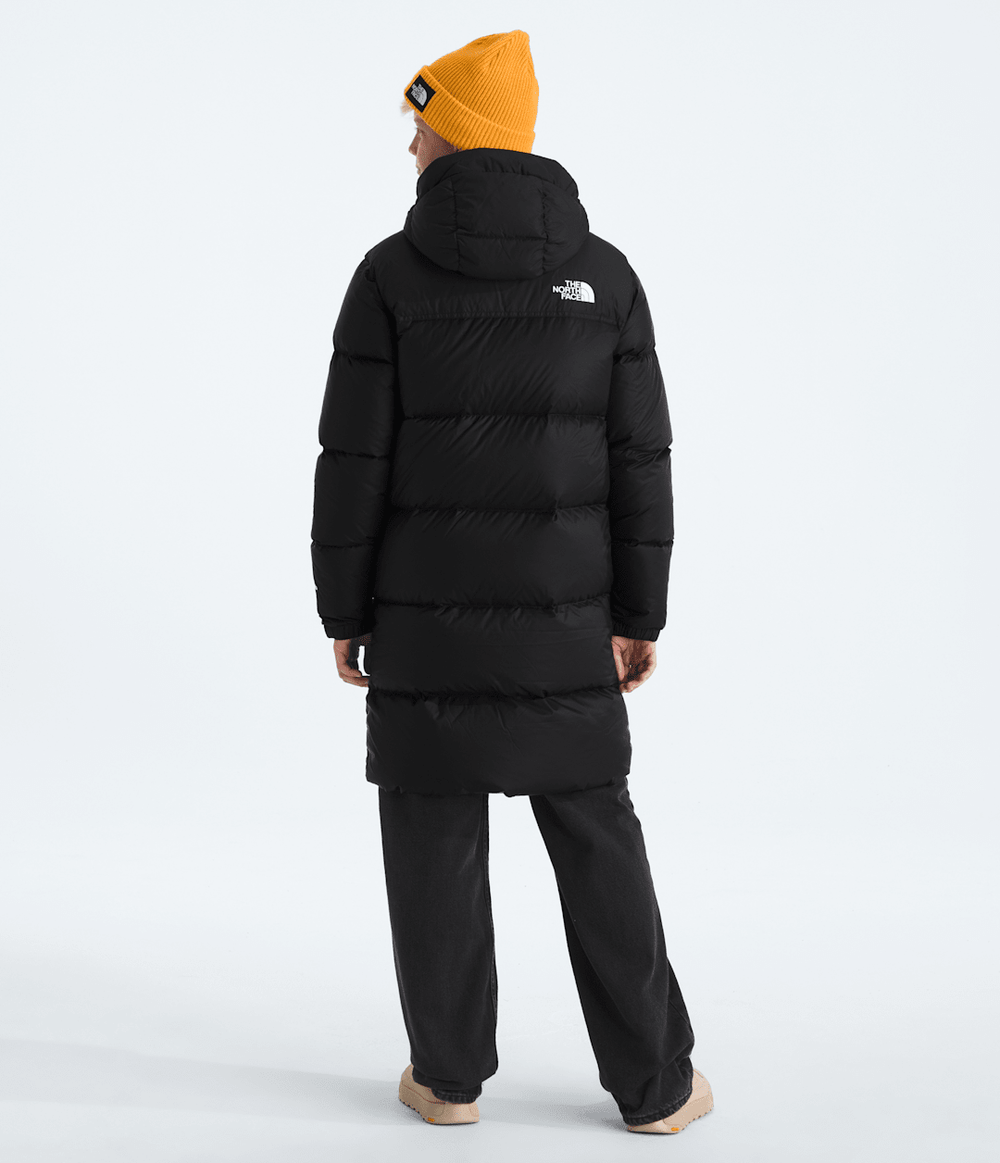 Boys’ & Girls’ Nuptse Long Parka - TNF Black/TNF Black