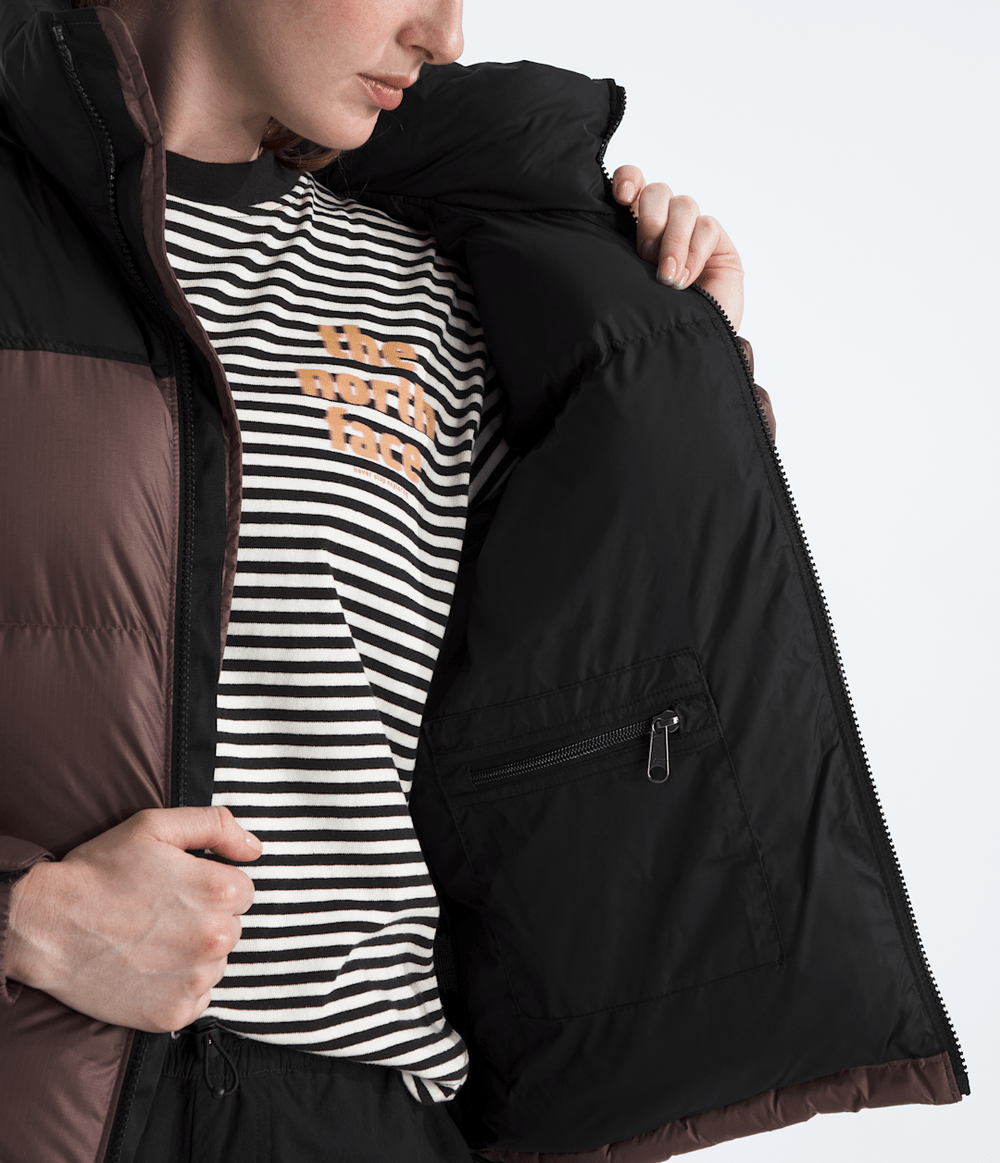 Women’s 1996 Retro Nuptse Jacket - Tawny Quartz/TNF Black