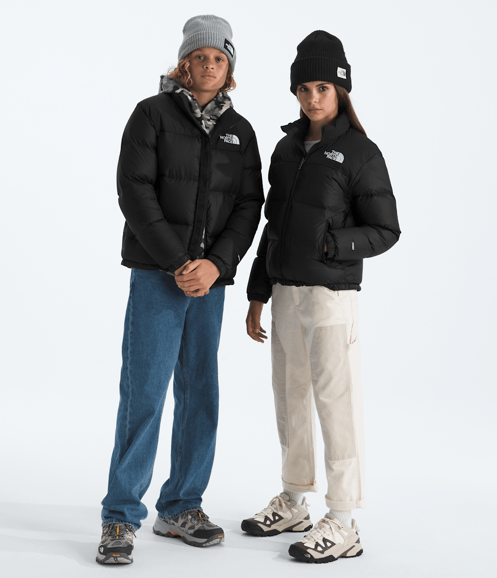 Boys’ & Girls’ 1996 Retro Nuptse Jacket - TNF Black/TNF Black/Recycled down