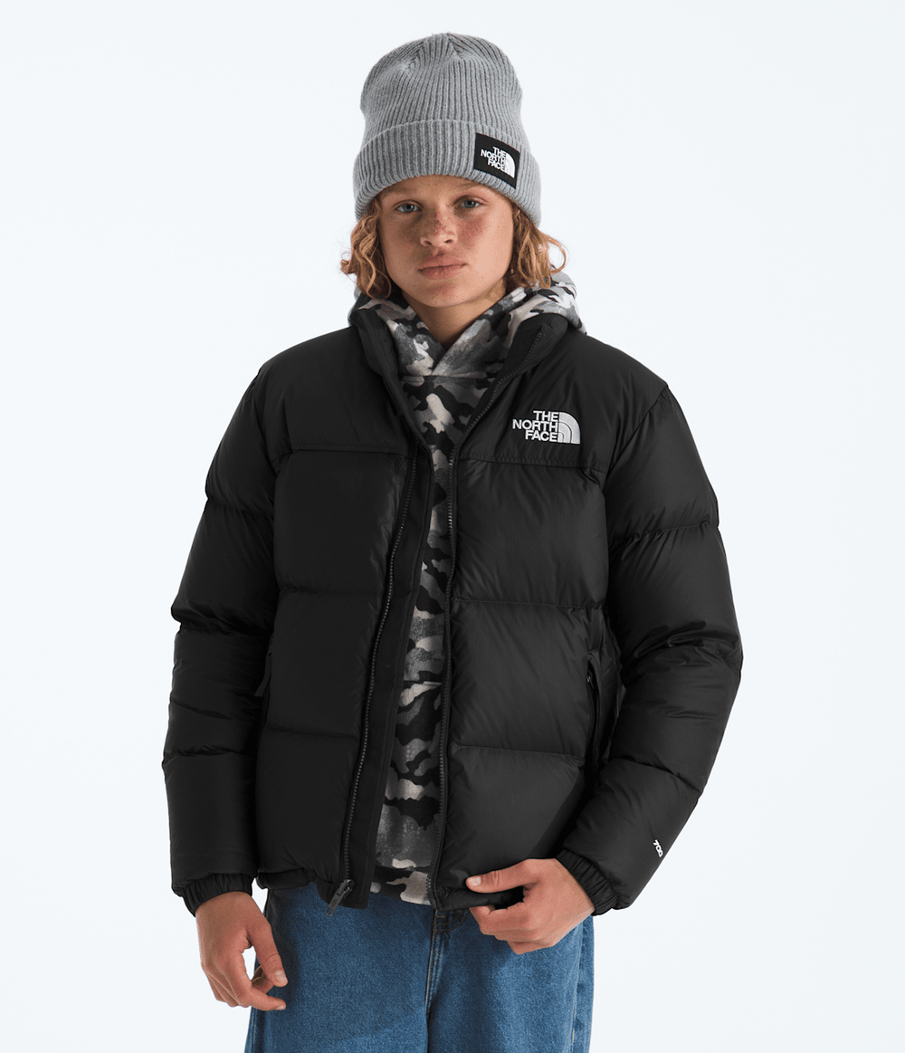 Boys’ & Girls’ 1996 Retro Nuptse Jacket - TNF Black/TNF Black/Recycled down