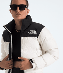 Women’s 1996 Retro Nuptse Jacket - White Dune/TNF Black/Recycled Down